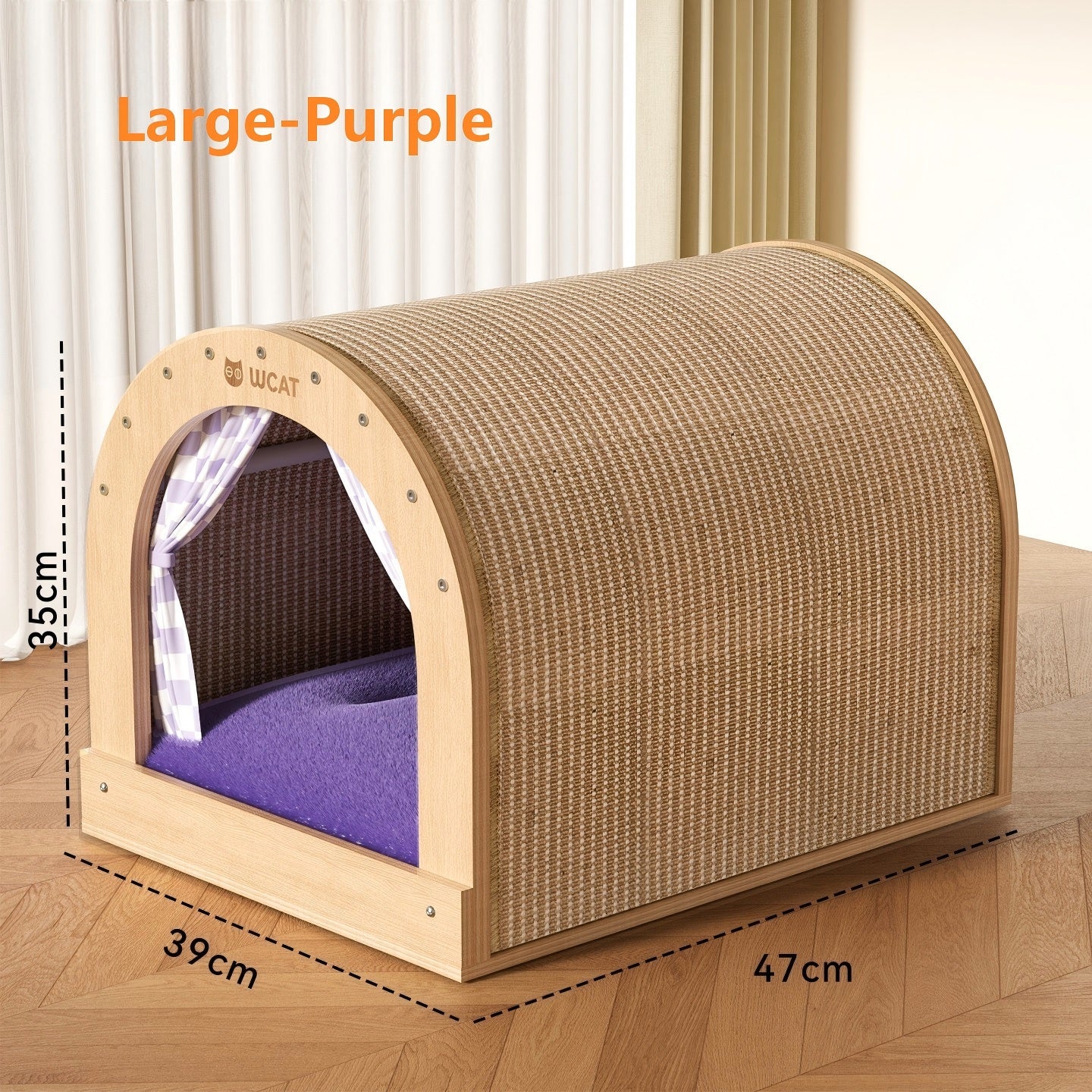 Rainbow Cat Scratching Board Wear Resistant Cat Nest Toy