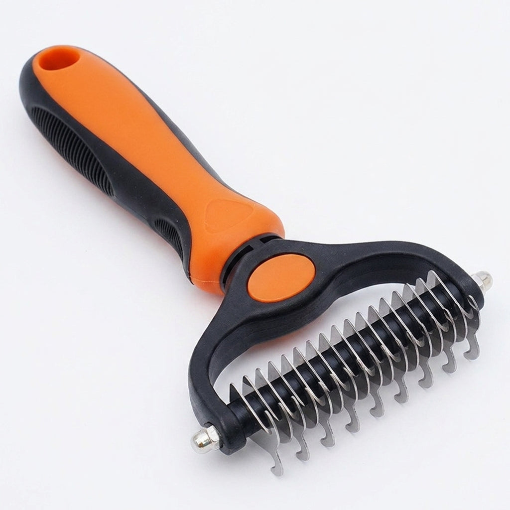 7 in 1 Pet Grooming Kits Dog&Cat Comb Deshedding Brush Nail Clipper with File Bath Brush Premium Pet Supplies