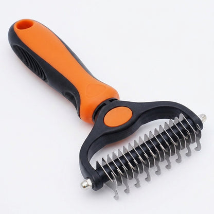 7 in 1 Pet Grooming Kits Dog&Cat Comb Deshedding Brush Nail Clipper with File Bath Brush Premium Pet Supplies
