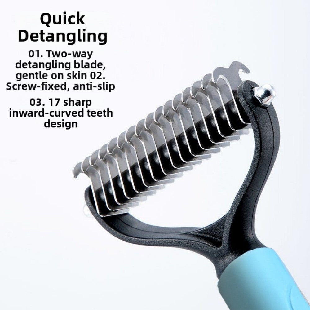 Pet Grooming Comb Cat Dog Knot Remover Fur Thinner