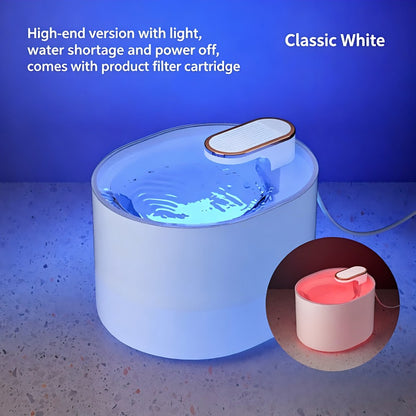 Smart Constant Temp Pet Fountain Plug-in Wireless Cat Dog Bowl