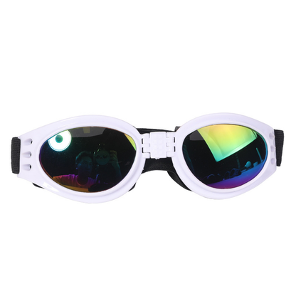 Dog Sunglasses UV Protection Comfortable Fit Pet Goggles No Nose Pressure Bark&Paw Lab