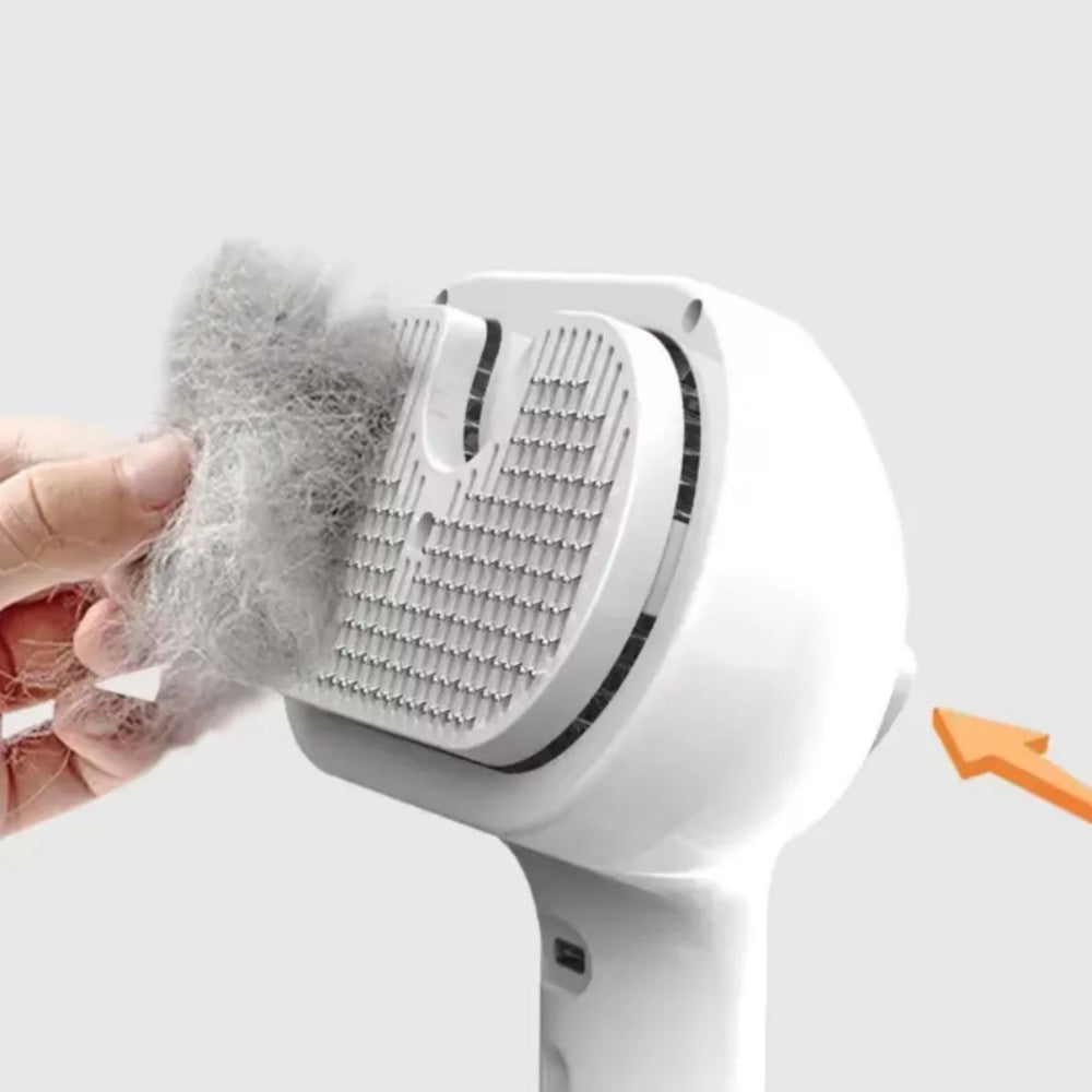Cat and Dog Steam Brush Pet Grooming Tool Hair Shedding 3 in 1 Massage Combs Steam Brush Bark&Paw Lab