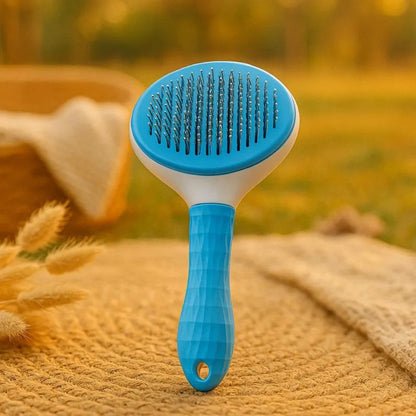 3-in-1 Pet Grooming Steam Brush Electric Dog & Cat Hair Remover with Massage and Spray Function Bark&Paw Lab