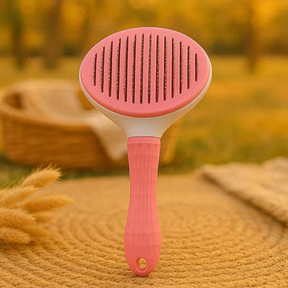 3-in-1 Pet Grooming Steam Brush Electric Dog & Cat Hair Remover with Massage and Spray Function Bark&Paw Lab