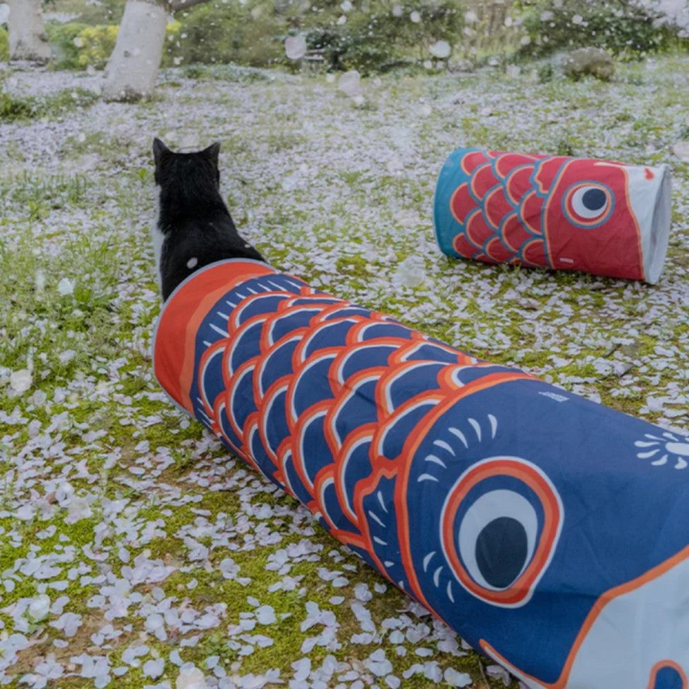 Koi-Fish Self-entertainment Cat Tunnel Track- L95cm Bark&Paw Lab