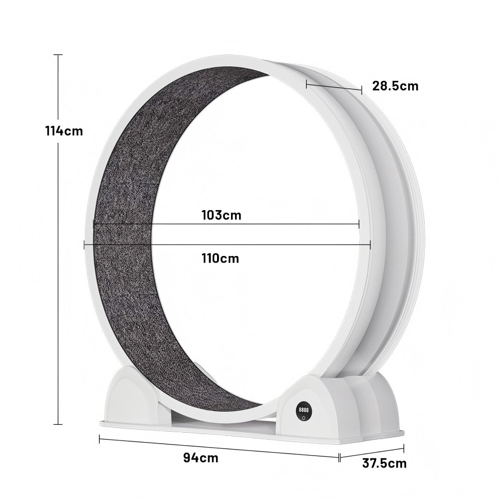 Smart Digital Display ABS Cat Treadmill Pet Toy Cat Running Silent Exercise Wheel Fitness & Sports Cat Tree