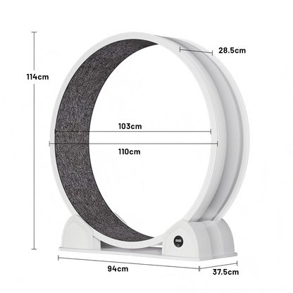 Smart Digital Display ABS Cat Treadmill Pet Toy Cat Running Silent Exercise Wheel Fitness & Sports Cat Tree