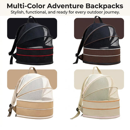 Cat Tent & Backpack 2-in-1 Portable Travel Carrier for Cats