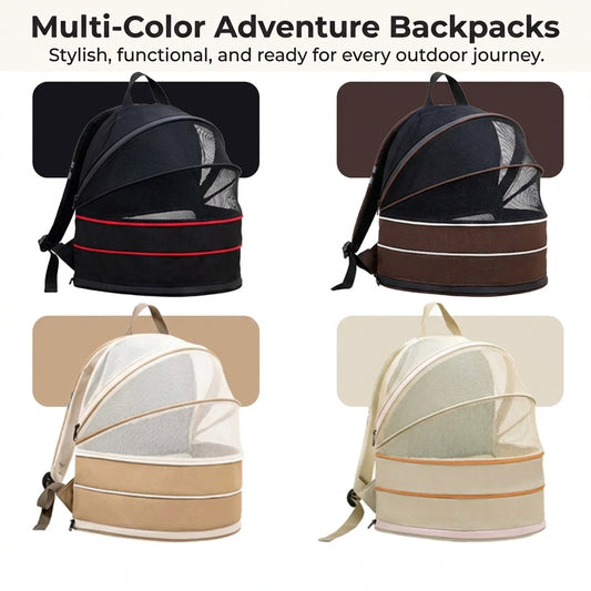 Cat Tent & Backpack 2-in-1 Portable Travel Carrier for Cats