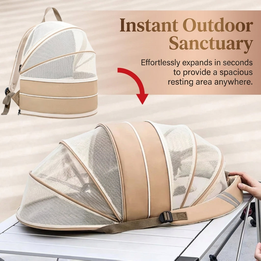 Cat Tent & Backpack 2-in-1 Portable Travel Carrier for Cats