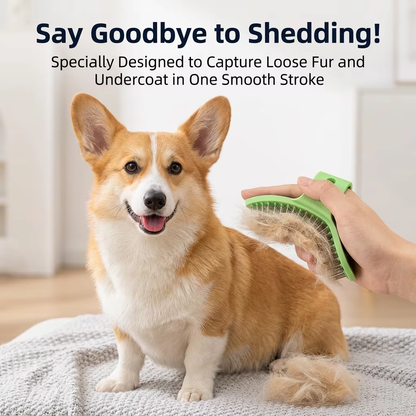 Pet Shedding and bathing Massage Comb Cat Dog Brush for Removing Floating Hair
