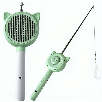 Perfect grooming and toys  5 in 1 Cat brush comb Bark&Paw Lab