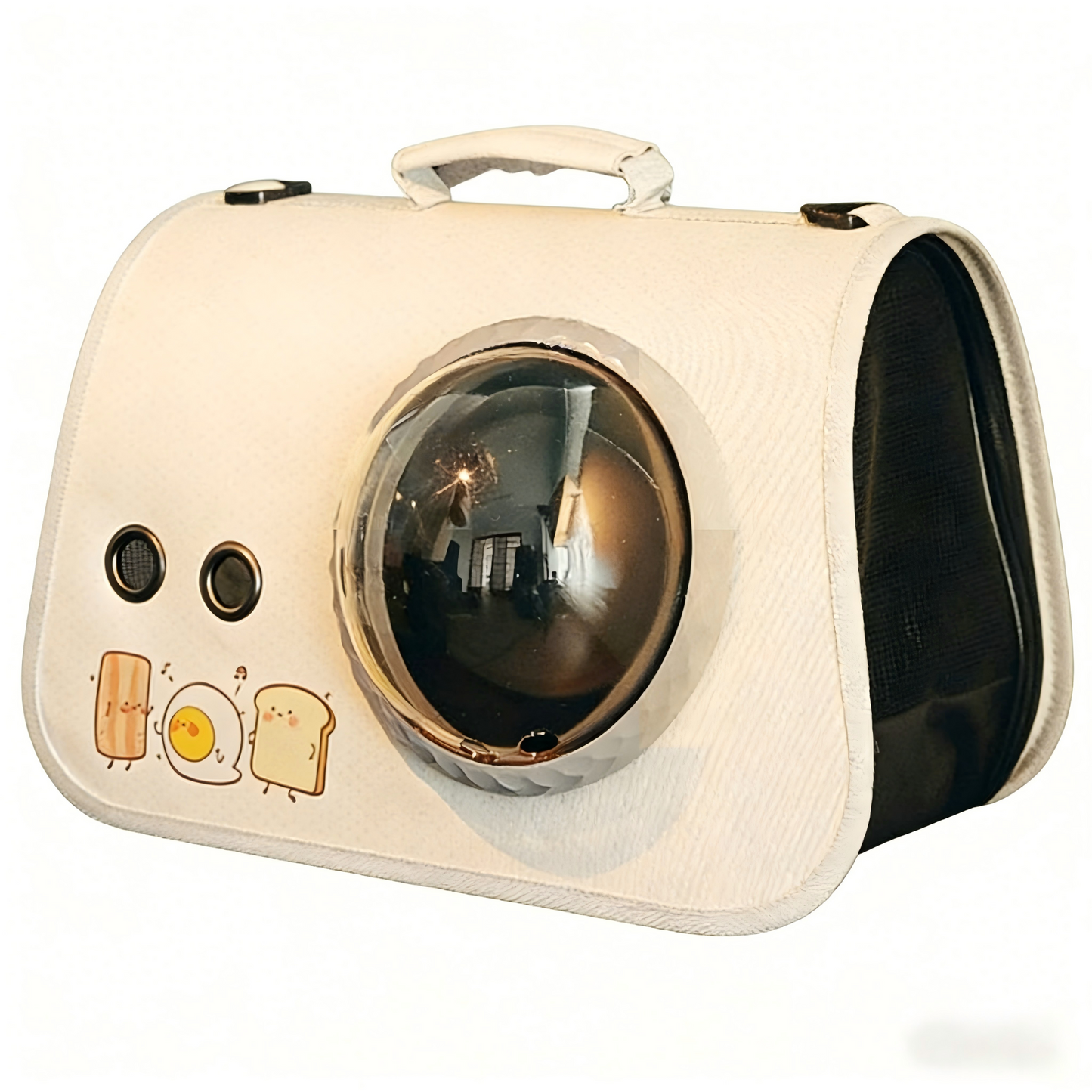 Transparent Cat Backpack Space Capsule Carrier Side Opening Outdoor Travel Bark&Paw Lab