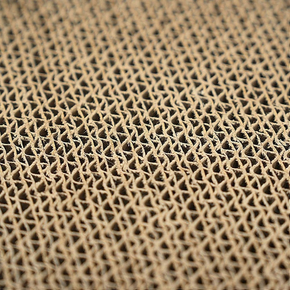 Interactive Feather Ball Scratch Board Kittens Durable Multi-functions Cat Scratcher Cardboard