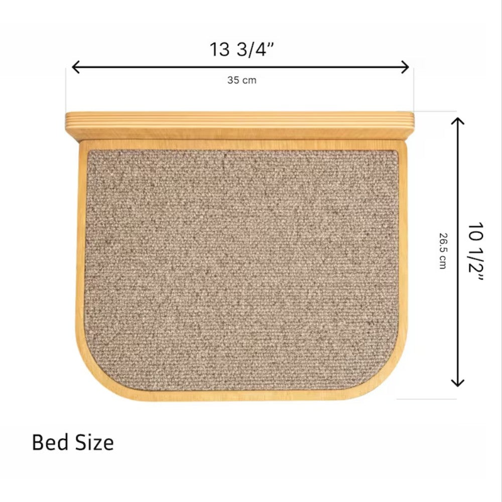 3-in-1 cat tree cat bed scratching board climbing frame in one Bark&Paw Lab