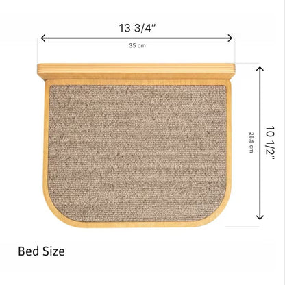 3-in-1 cat tree cat bed scratching board climbing frame in one Bark&Paw Lab