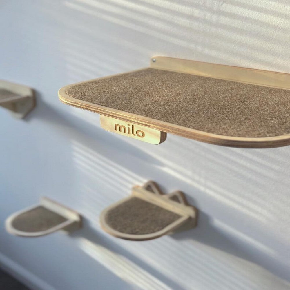 3-in-1 cat tree cat bed scratching board climbing frame in one Bark&Paw Lab