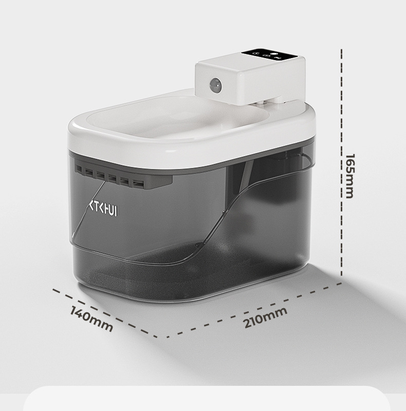 Smart Sensor Wireless Cat Dog Water Fountain Quiet Filter Auto Dispensing