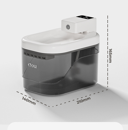 Smart Sensor Wireless Cat Dog Water Fountain Quiet Filter Auto Dispensing