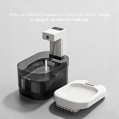 Smart Sensor Wireless Cat Dog Water Fountain Quiet Filter Auto Dispensing