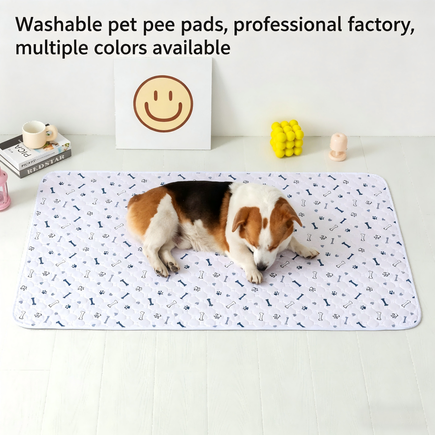 Washable Reusable Pet Pad Absorbent Non-Slip Quick Dry for Hamster Dog Cat