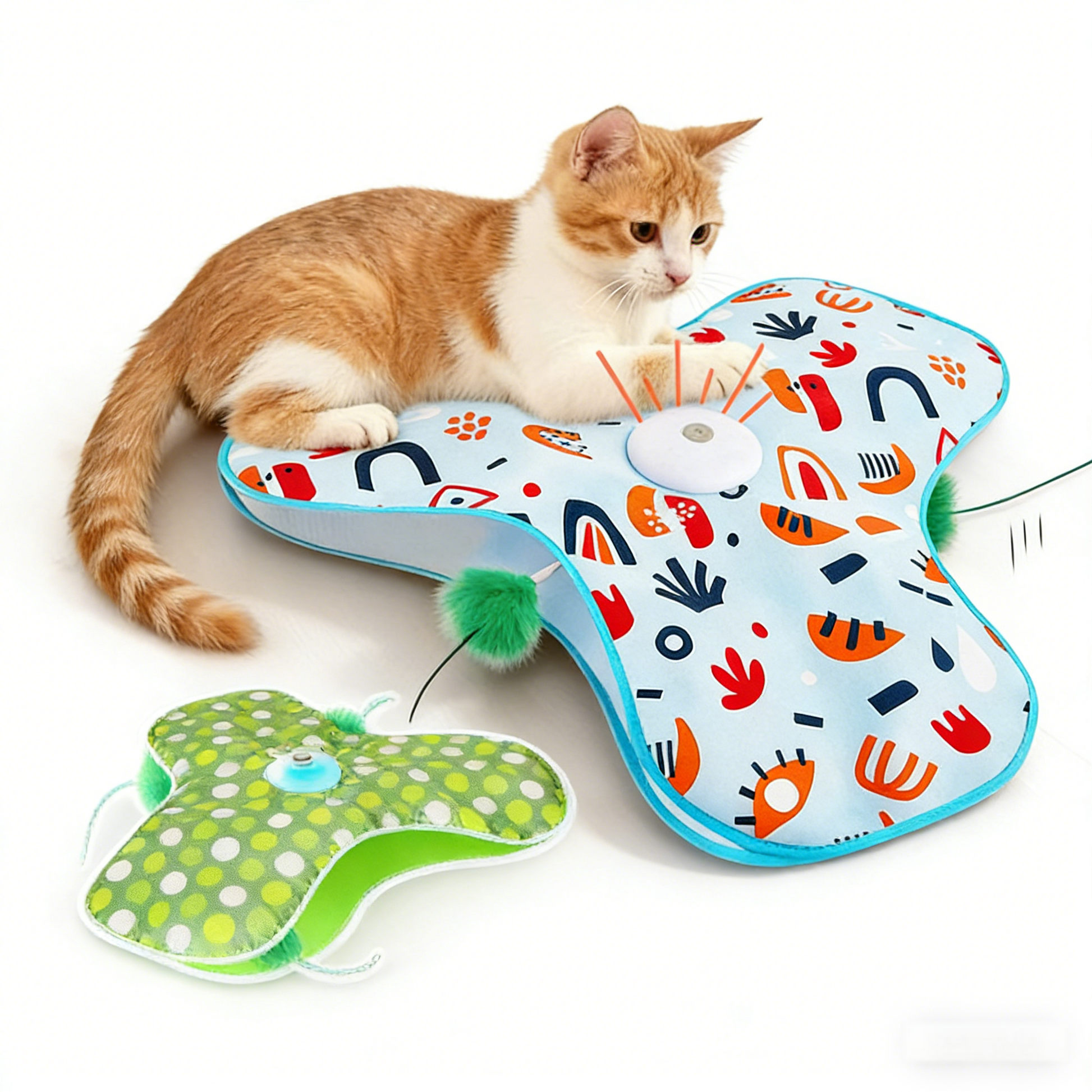 New Arrival Cat Hunting Hood Electric Teaser Interactive Automatic Pet Toy Bark&Paw Lab