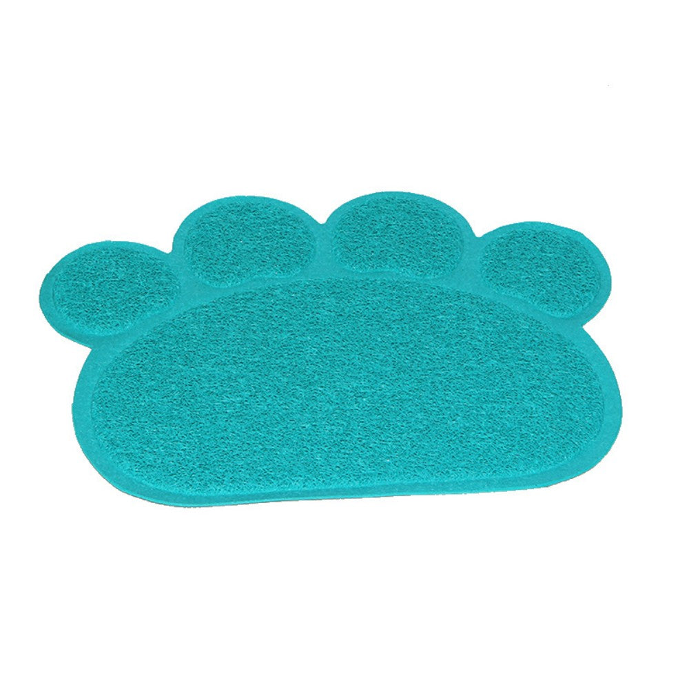 Claw-Shaped PVC Cat Litter Mat - Non-Slip Pet Pad