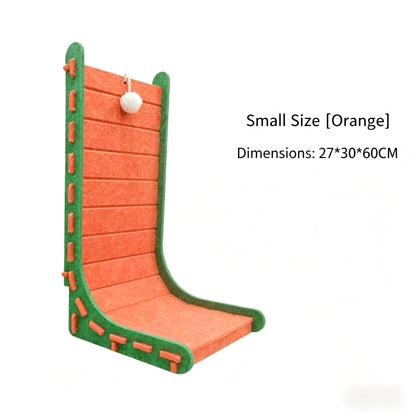 2-in-1 Cat Scratcher Bed Durable & Scratch-Proof All-Season Cat Bed with Self-Play Toy