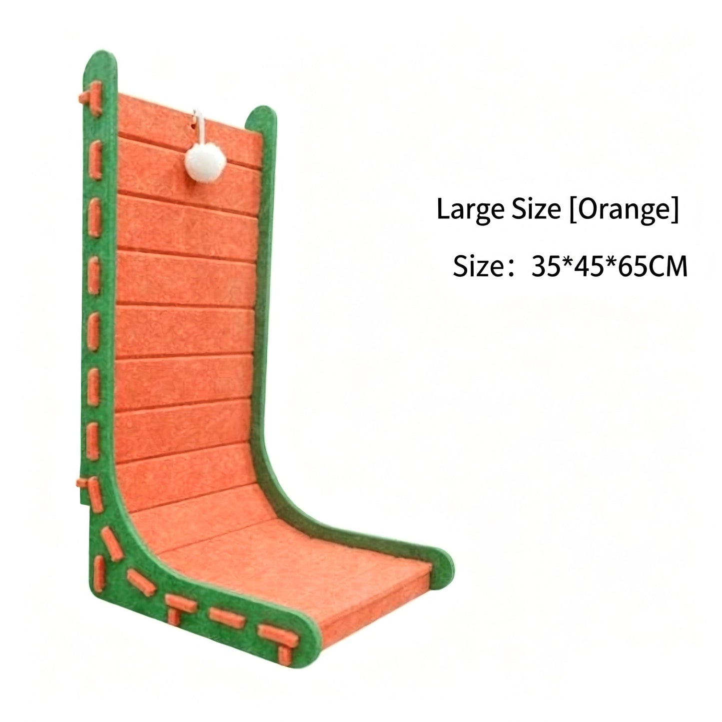 2-in-1 Cat Scratcher Bed Durable & Scratch-Proof All-Season Cat Bed with Self-Play Toy