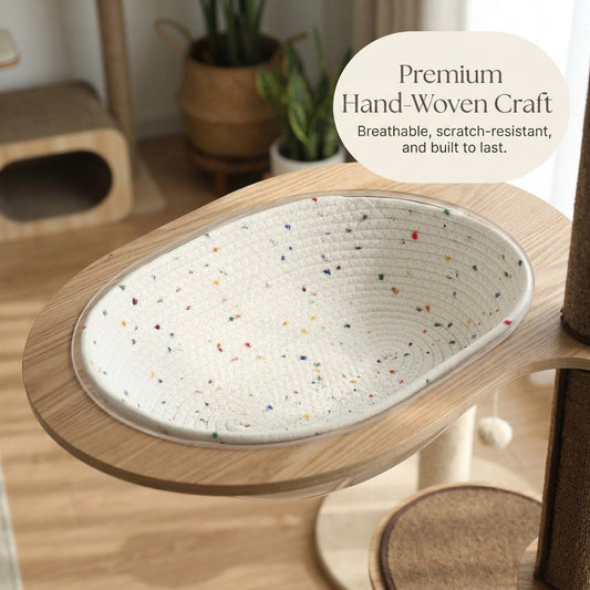 All season oval space capsule bed for cats dogs warm breathable scratch resistant nest