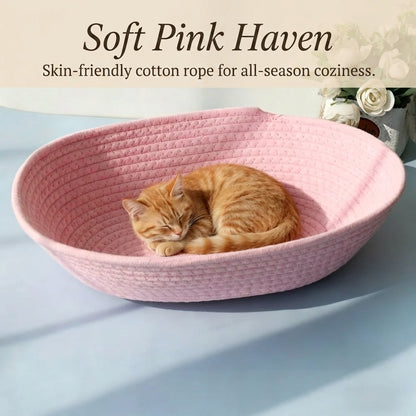 All season oval space capsule bed for cats dogs warm breathable scratch resistant nest