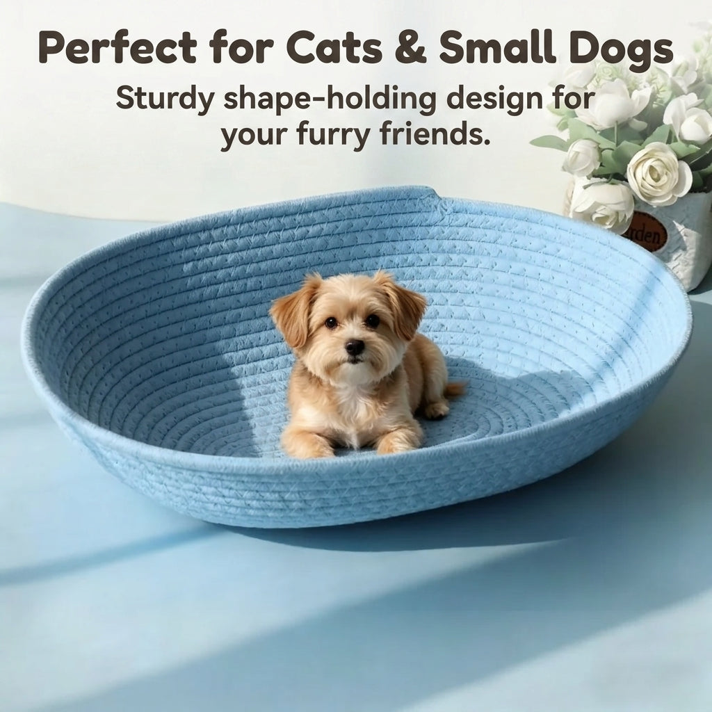 All season oval space capsule bed for cats dogs warm breathable scratch resistant nest