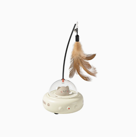Strong Suction Cup Cat Teaser Interaction Wand Upgraded with Super Strong Suction Bark&Paw Lab