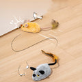 Automatic Sound-Producing Cat Teaser Interaction Mouse Toy