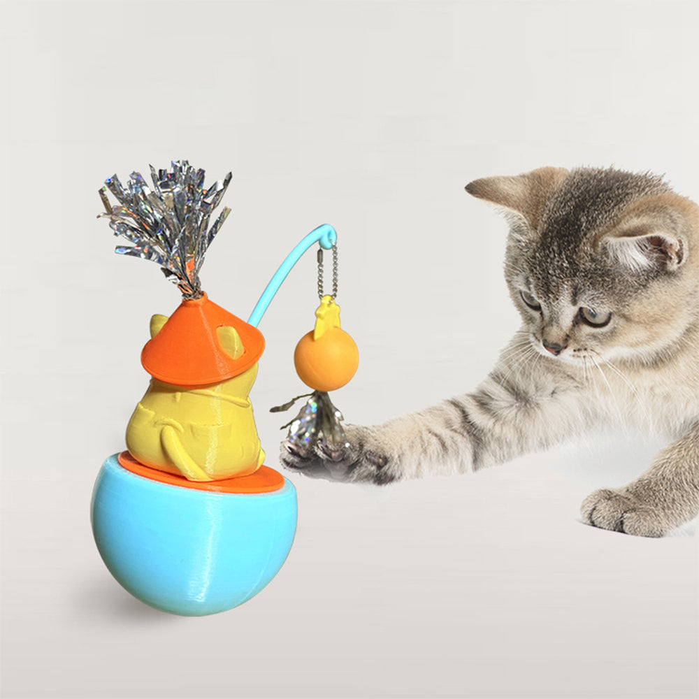 Pet dog&cat tumbler pet roly-poly interaction toy accessories