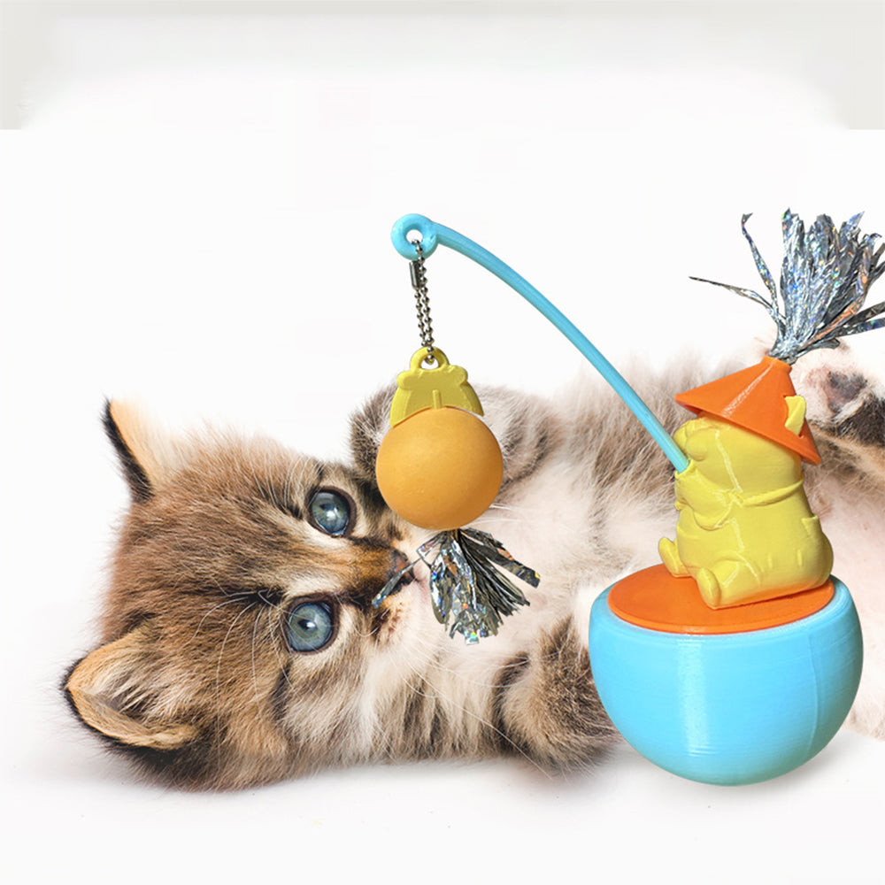 Pet dog&cat tumbler pet roly-poly interaction toy accessories