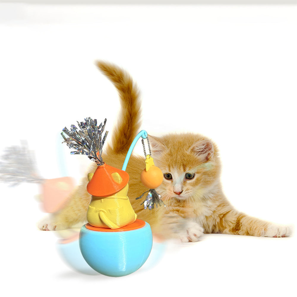 Pet dog&cat tumbler pet roly-poly interaction toy accessories