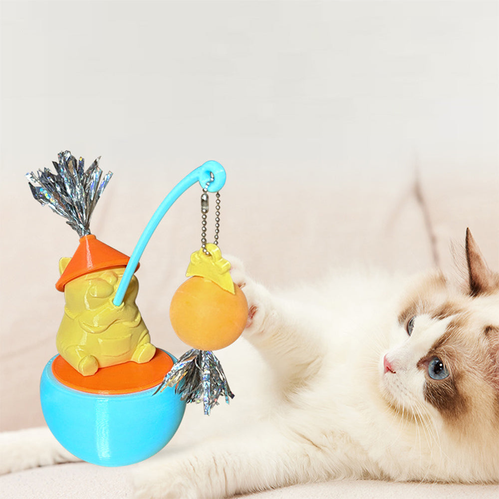 Pet dog&cat tumbler pet roly-poly interaction toy accessories