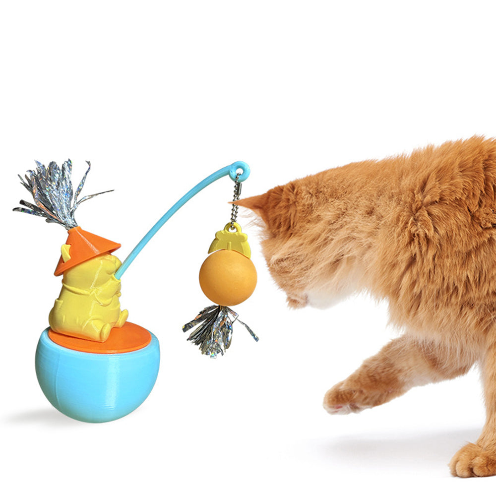 Pet dog&cat tumbler pet roly-poly interaction toy accessories