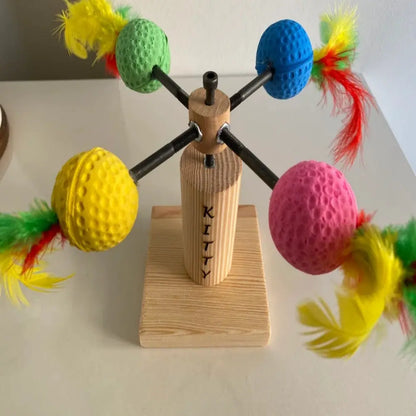 Personalized cat exercise toy cat toys interaction cat wheel cat accessories Bark&Paw Lab