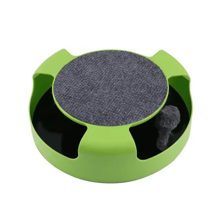 Rotating Cat Interaction Turntable with Shadowless Small Mouse