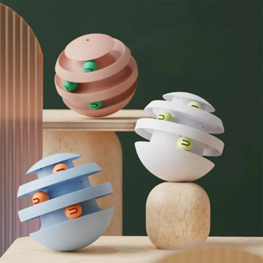 Cat turntable toy—an interaction must-have for pets Bark&Paw Lab