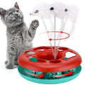 Cat Toys Cat Toys for Indoor Cats Interaction Kitten Toys Roller Tracks with balls