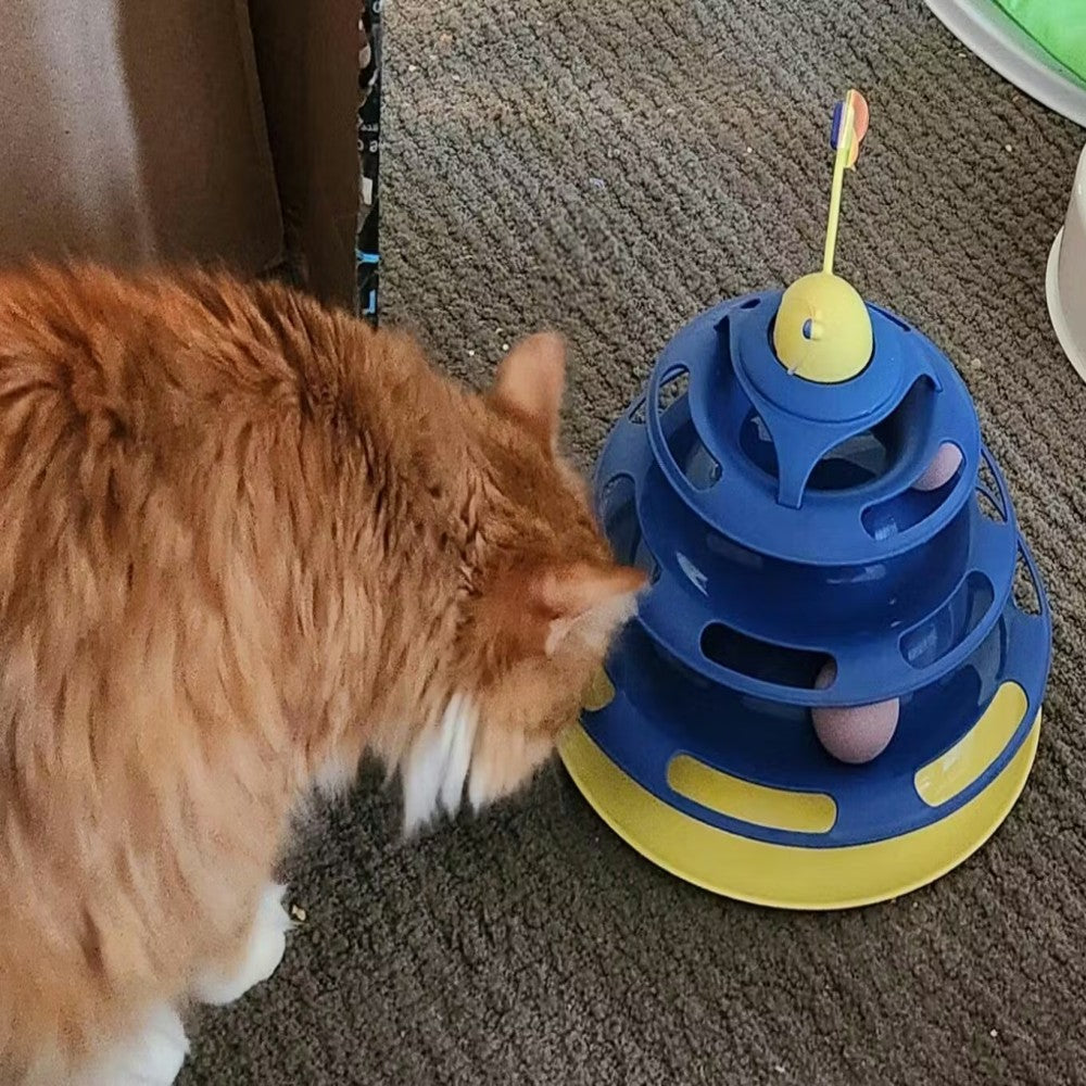 4 in 1 cat tunnel multi-functions toys