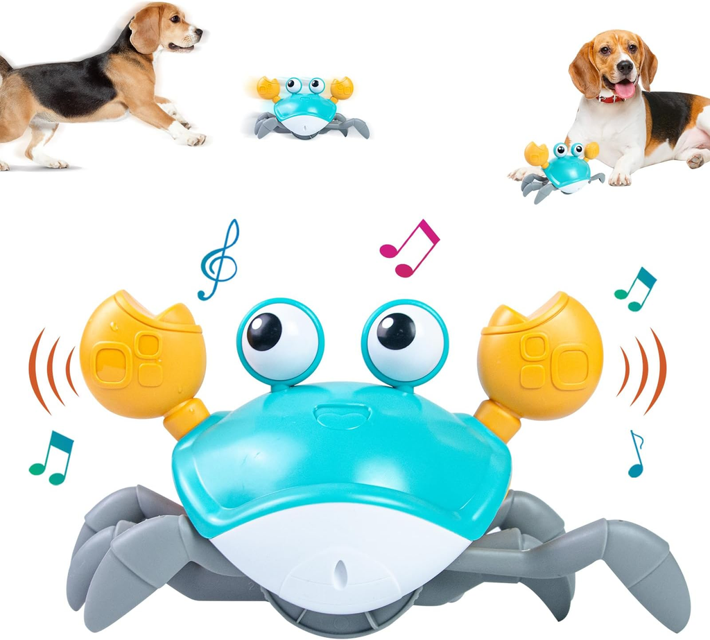 Small Dog and cat Toys Interactive Crawling Crab Toy