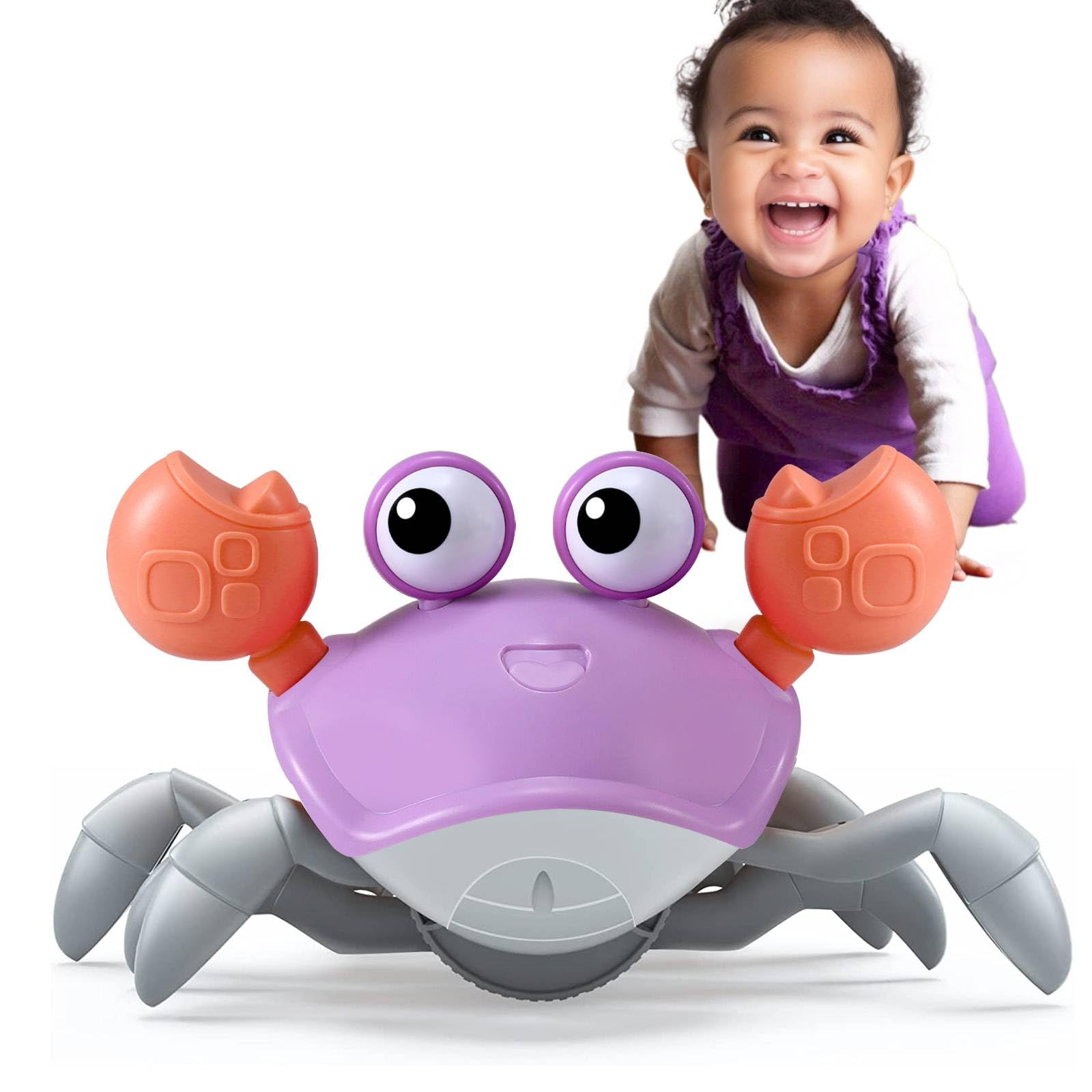 Small Dog and cat Toys Interactive Crawling Crab Toy