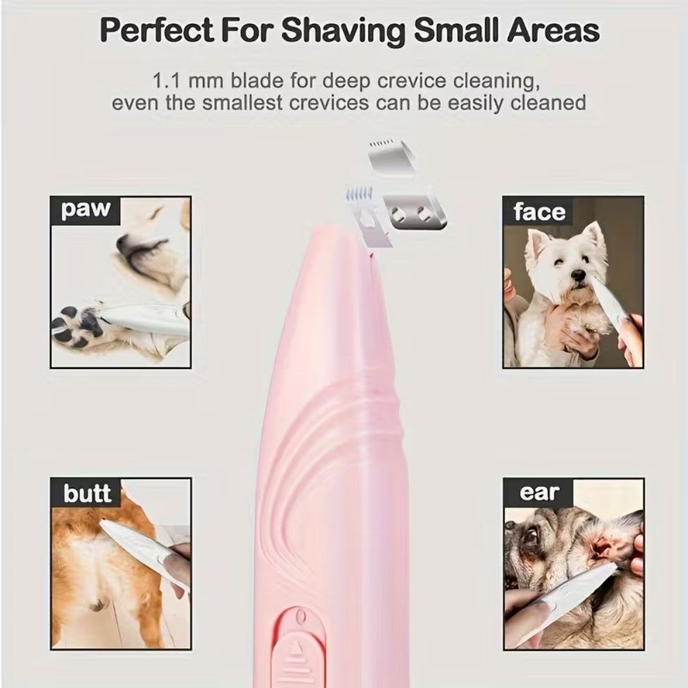 Perfect shaving small areas electric pet cat and dog grooming clipper