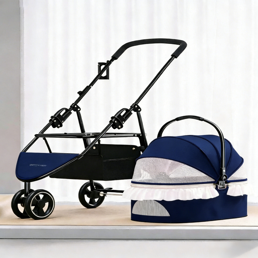 Outdoor Camping Pet Stroller for Cats and Dogs Bark&Paw Lab
