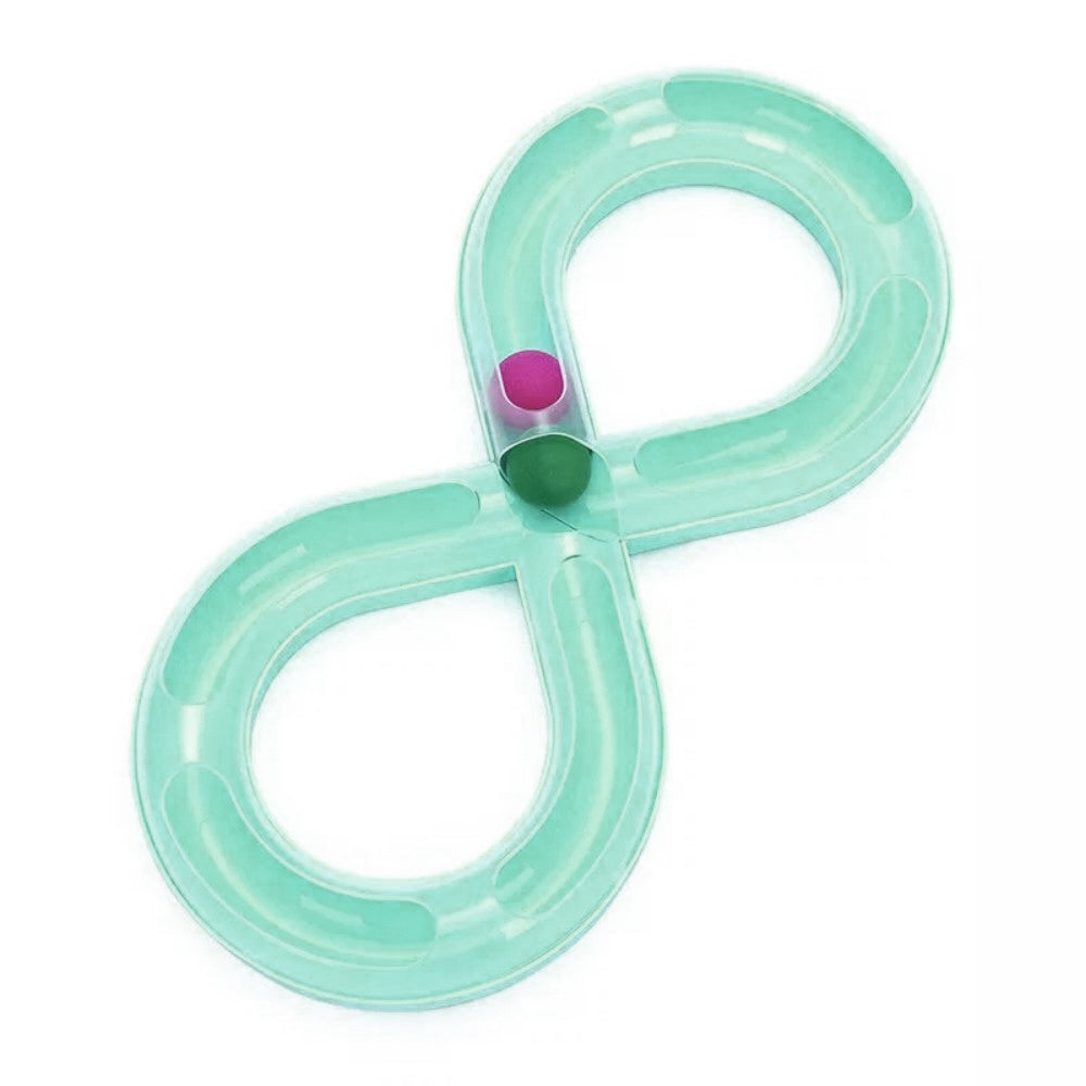 Self-Entertainment Play Mat Interactive Cat Turntable Track Teasing Cat Ball Bark&Paw Lab